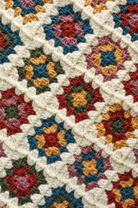crochet granny square baby blanket