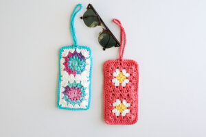 granny square sunglasses case