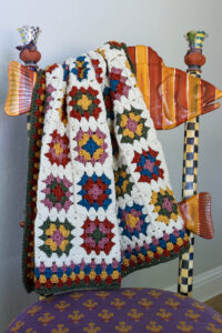 crochet granny square baby blanket