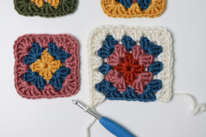 continuous join as you go granny square