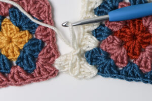 continuous join as you go granny square