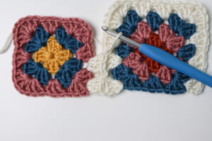 continuous join as you go granny square