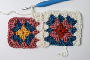 continuous join as you go granny square