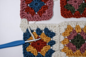 continuous join as you go granny square