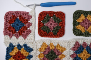 continuous join as you go granny square