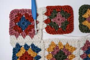continuous join as you go granny square