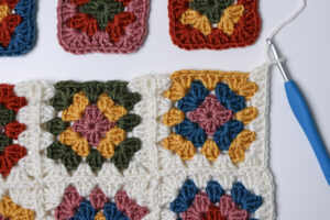 continuous join as you go granny square