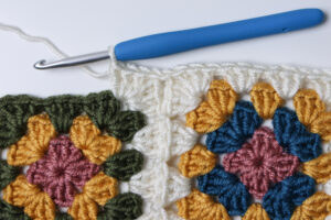 continuous join as you go granny square