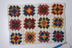 continuous join as you go granny square