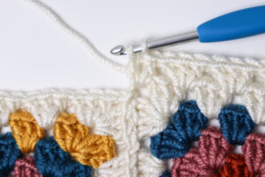 continuous join as you go granny square