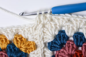 continuous join as you go granny square