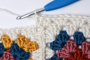 continuous join as you go granny square