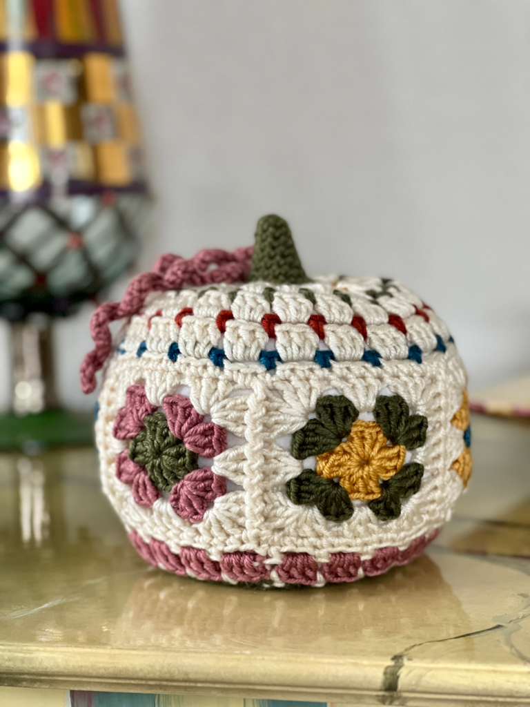 granny square pumpkin